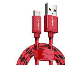 UGREEN Cable Lightning to USB Red power line 1m