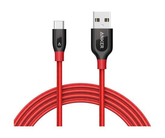 Anker PowerLine+ USB-C to USB 3.0 (1.8m/6ft) -Red